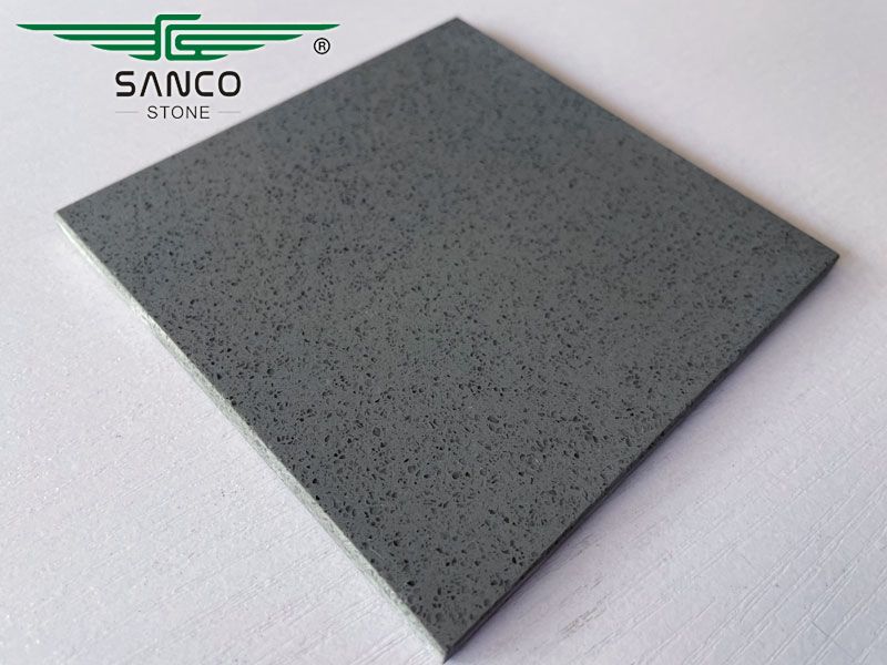 Dark Gray Quartz Countertop for Kitchen SD1182