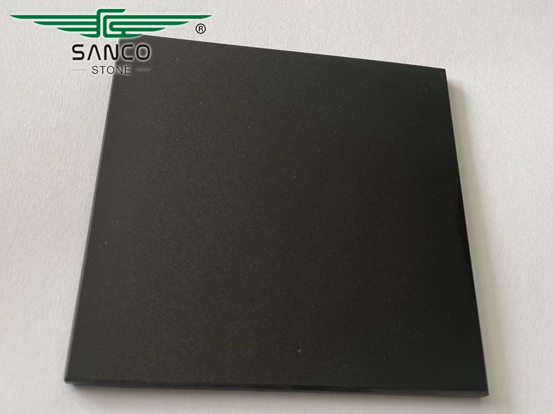 Pure Black Quartz Countertop SD1185