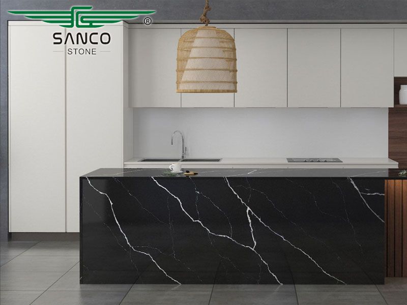 Nero Marquina Quartz Countertops SC8701