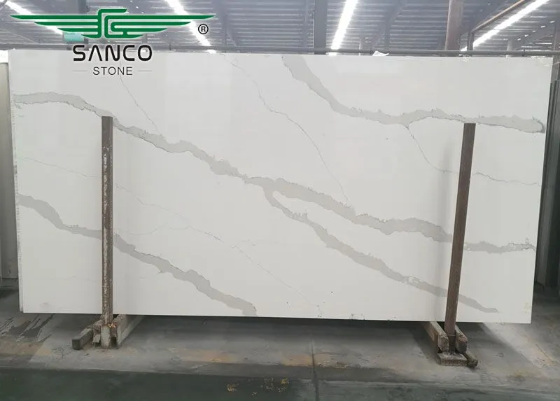 Wholesale Calacatta Quartz Slabs SC8608