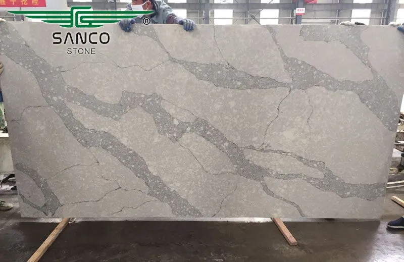 Calacatta Grey Quartz Countertops SC4416