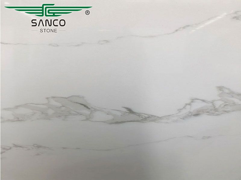 Calacatta Quartz Worktops for Kitchens SC8604