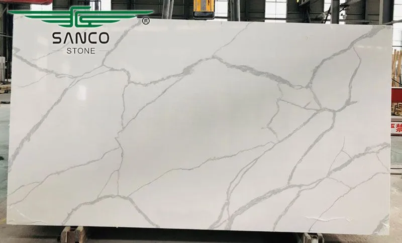 Calacatta Laza Quartz Kitchen SC8629