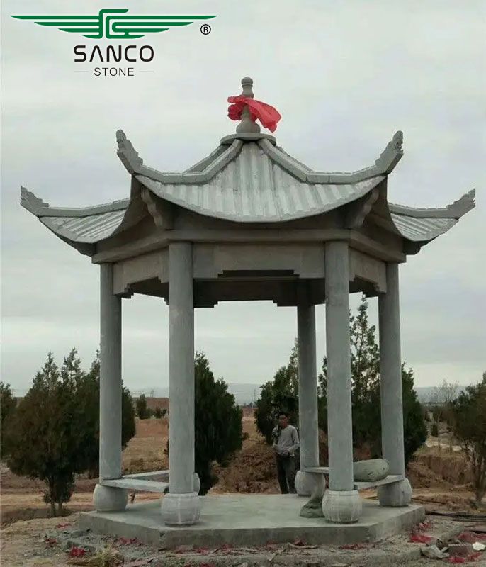 Chinese Gazebo Made of Bluestone