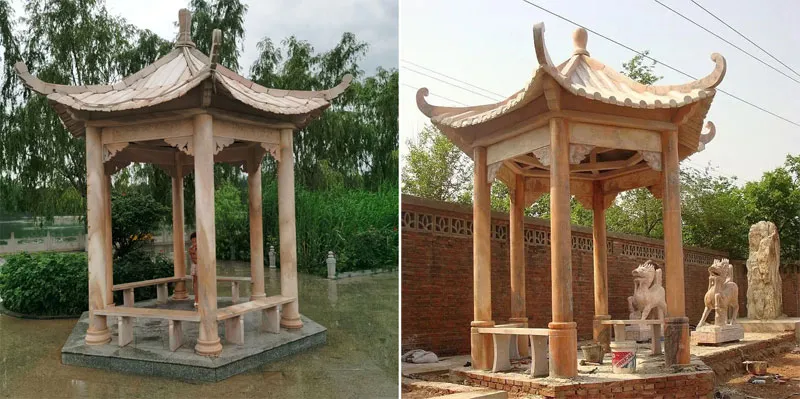 Hexagonal Pagoda Chinese Pavilion