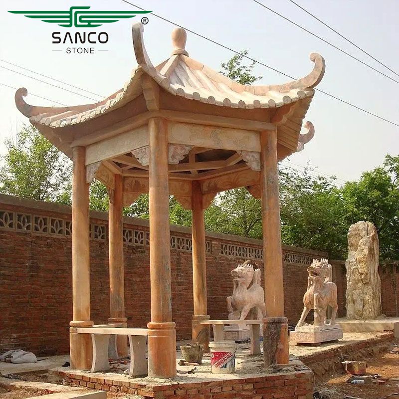 Hexagonal Pagoda Chinese Pavilion