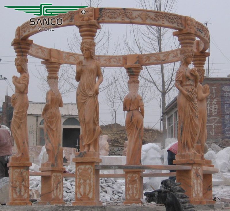 Hot Sale Outdoor Garden Marble Gazebo Sale