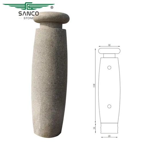 Grey Granite Pillars for Sale