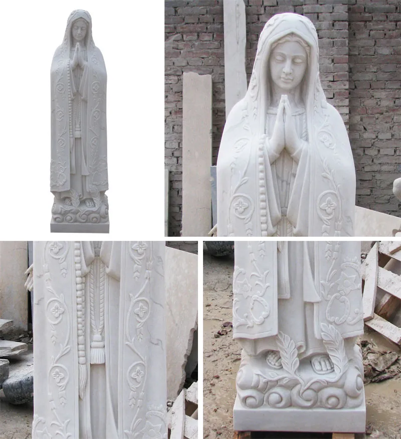 Marble Blessed Virgin Mary Statues