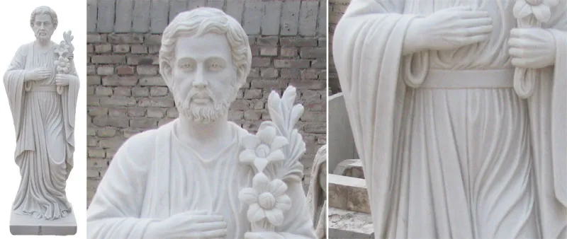 Marble Decorative Figurines St Joseph Statues