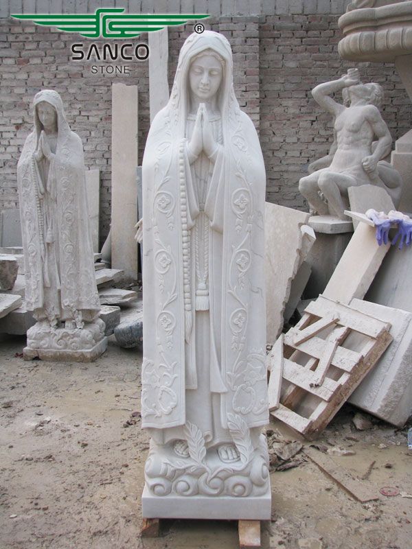 Marble Blessed Virgin Mary Statues