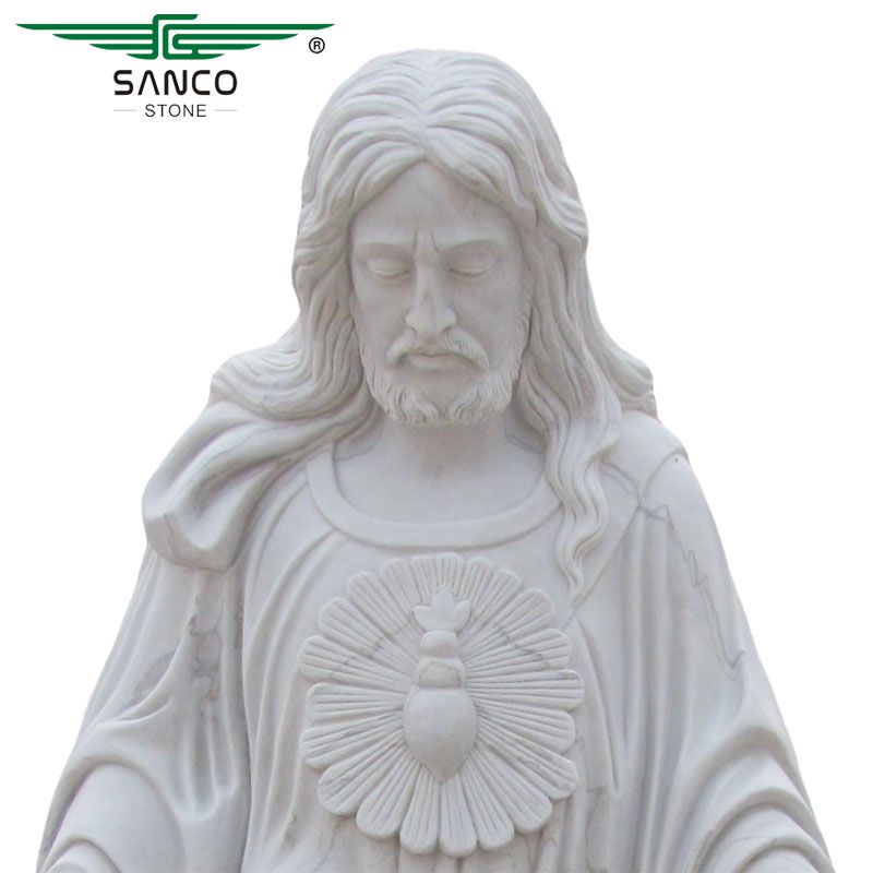 Christ Jesus Statue Marble Carving Life Size