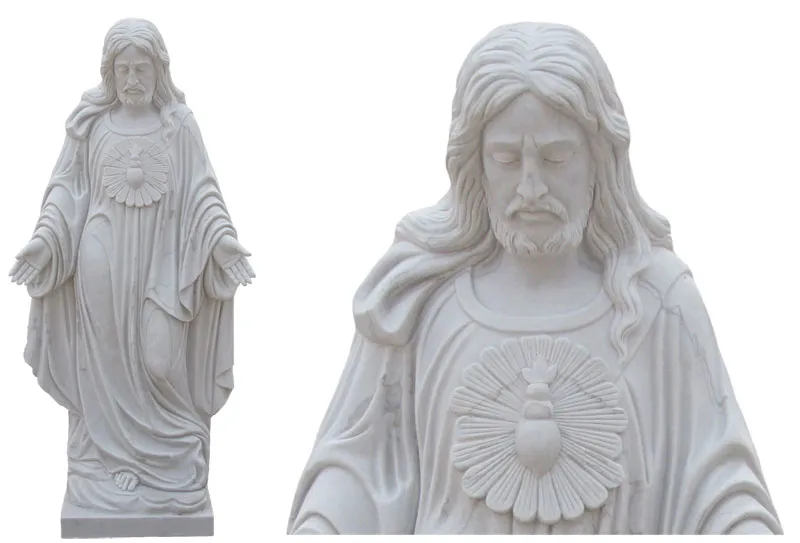 Christ Jesus Statue Marble Carving Life Size