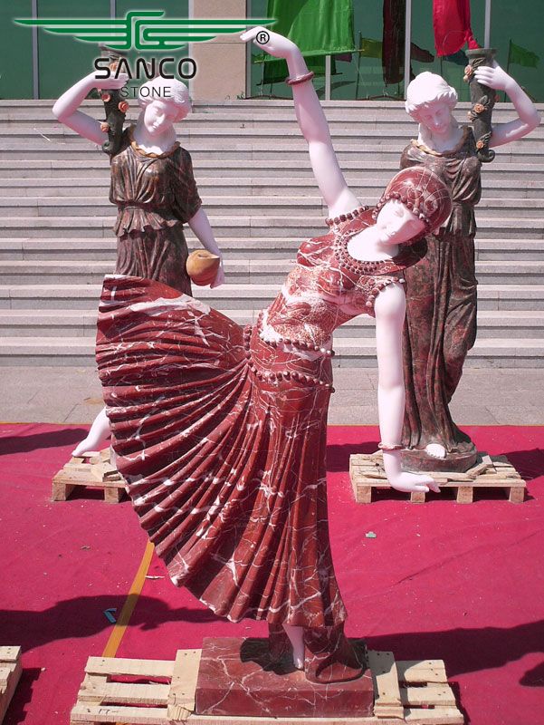 Marble Dancing Lady Statue