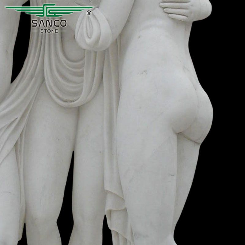 Natural Marble Stone Female Nude Statue