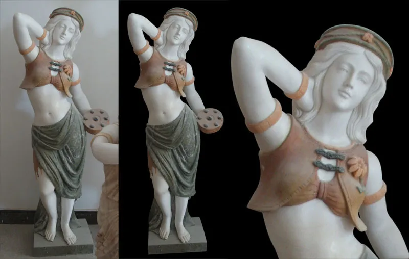 Life Size Marble Statue Hand Craft