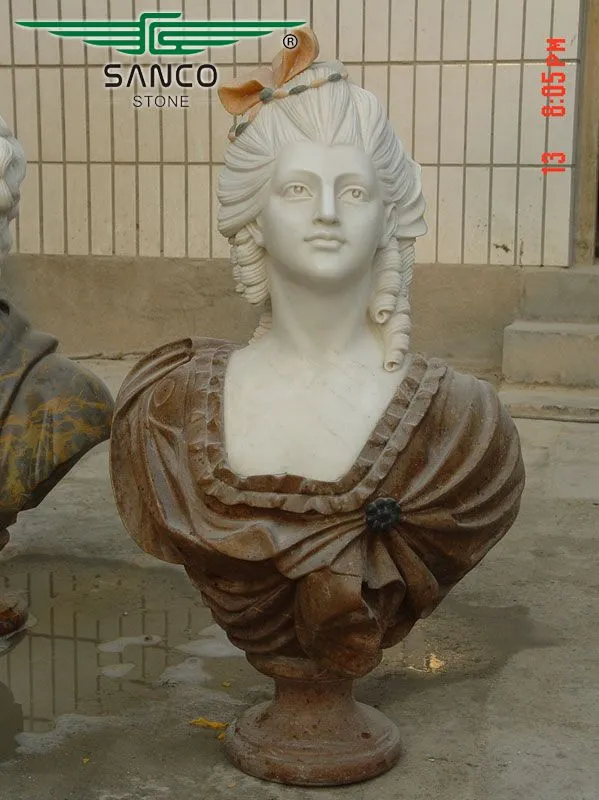 Natural Marble Greek Bust