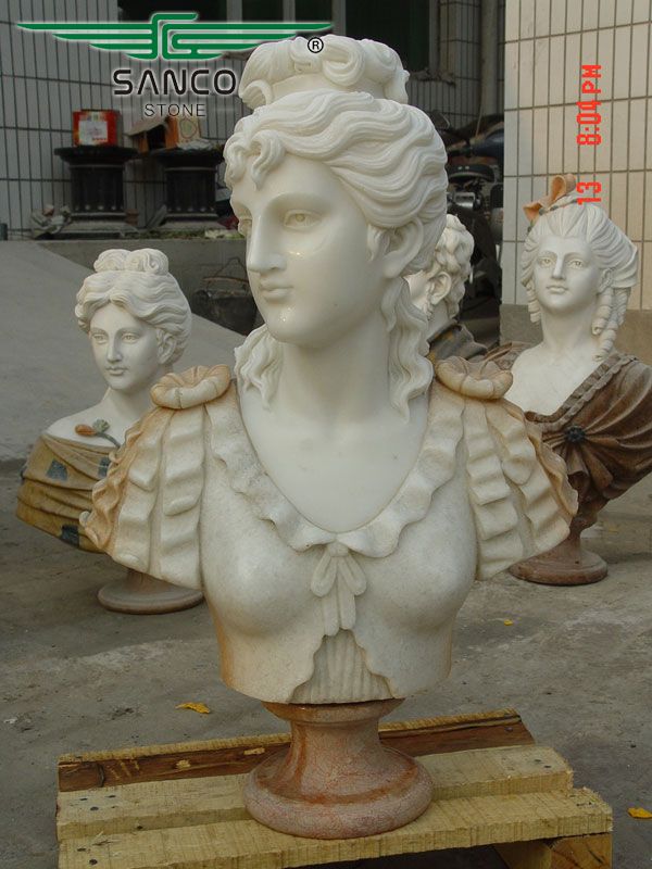 Natural Stone Female Bust Sculpture