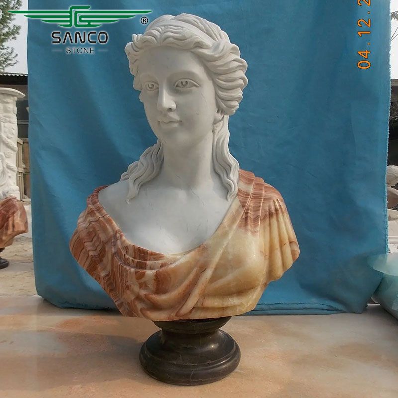 Home Decoration Marble Bust Statue For Sale