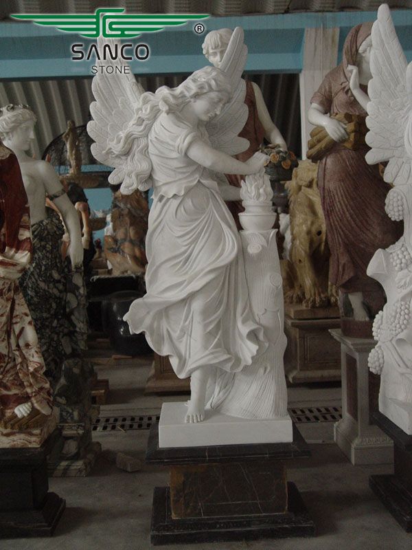 Four seasons angel marble statue