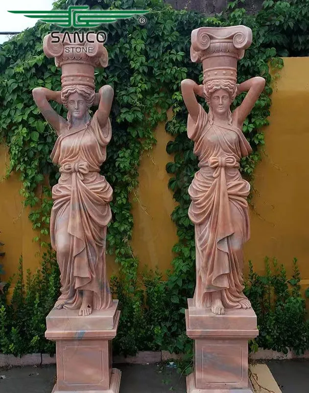 Caryatid Statue Stone Sculpture Column