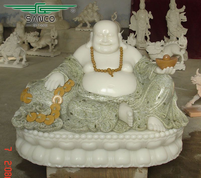 Exquisite Natural Stone Buddha Statue