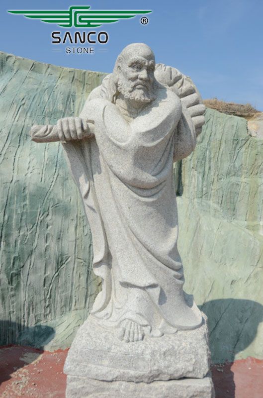 Realistic Granite Budai Luohan Statue