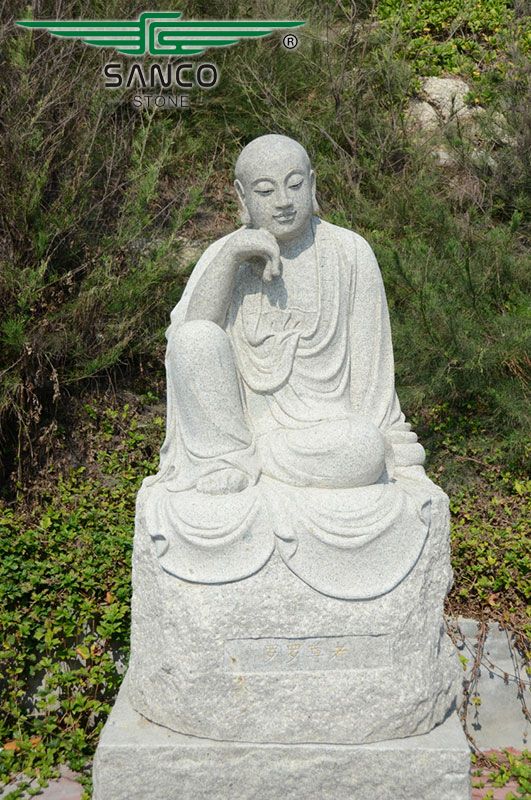 Granite Eighteen Luohan Sculpture