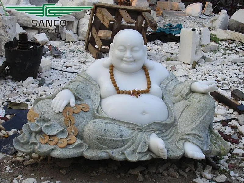 Exquisite Natural Stone Buddha Statue