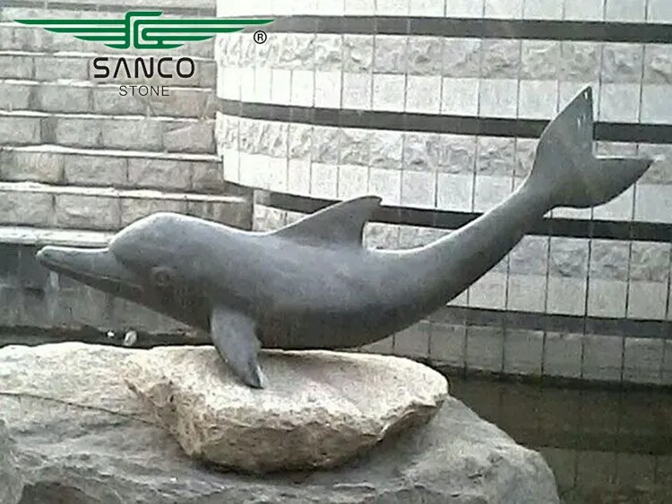 Marble Dolphin Statue for Swimming Pool