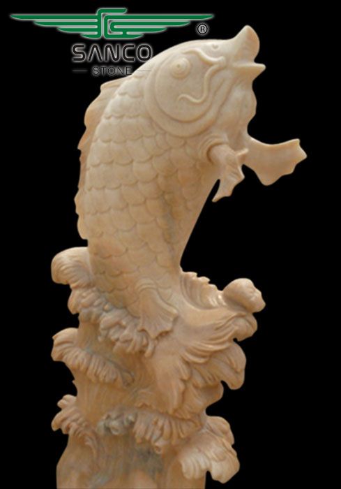 Jumping Carp Sculpture Kio Statue