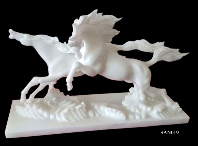 Different Postures Natural Stone Horse Statue