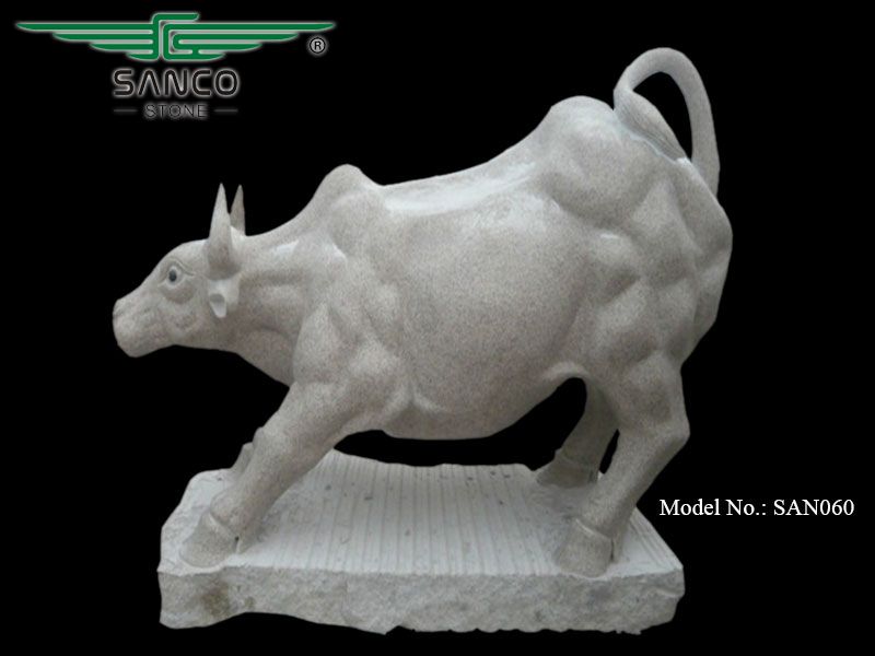 Various Shapes Animal Sculpture Granite Cattle Statue