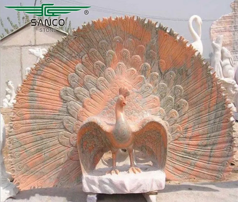 Large Peacock Statue for Garden