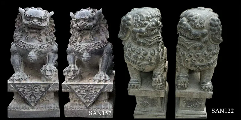 Bluestone Antiques Roadshow Lion Statues