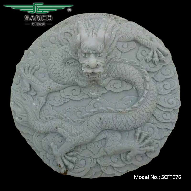 Dragon Wall Hanging Water Fountain Sculpture