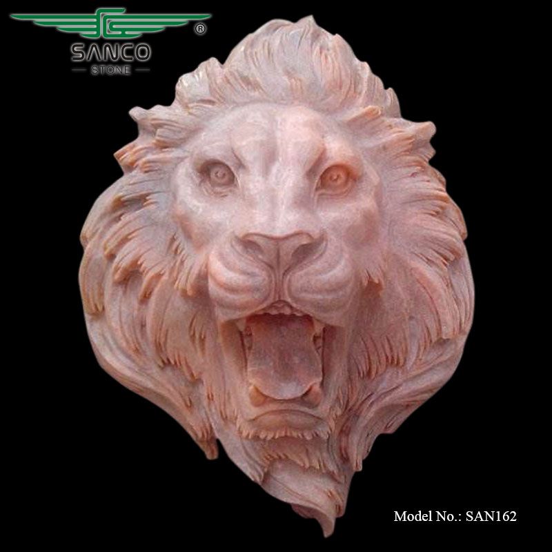 Marble Lion Head Wall Decor for Sell