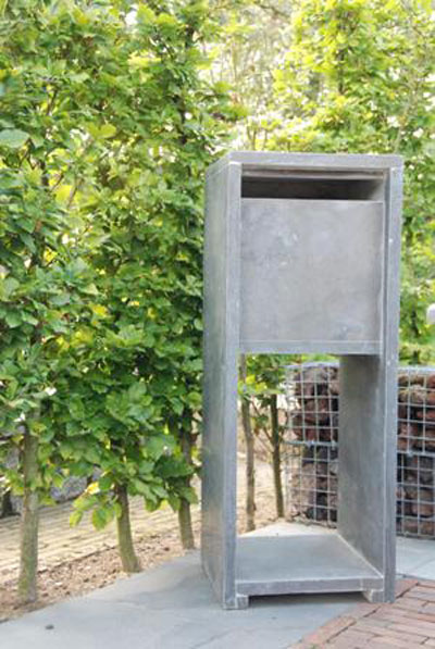 China BLue Limestone Stone Letterbox