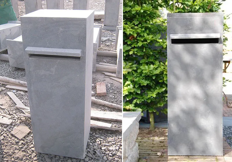 Waterproof Bluestone Modern Mailbox