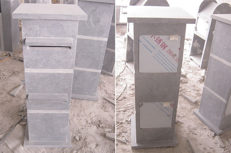 Wholesale Outdoor Limestone Double Door Mailbox