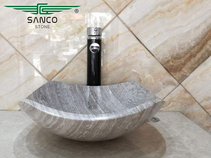 Luxury Modern Grey Countertop Basin