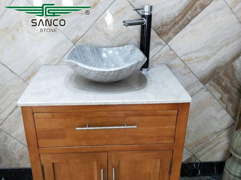 Luxury Modern Grey Countertop Basin