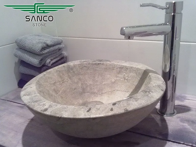 Natural Marble Bathroom Wash Basin