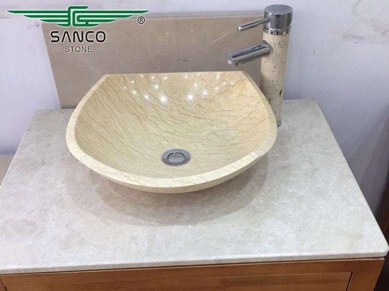 Marble Bathroom Counter Top Sink