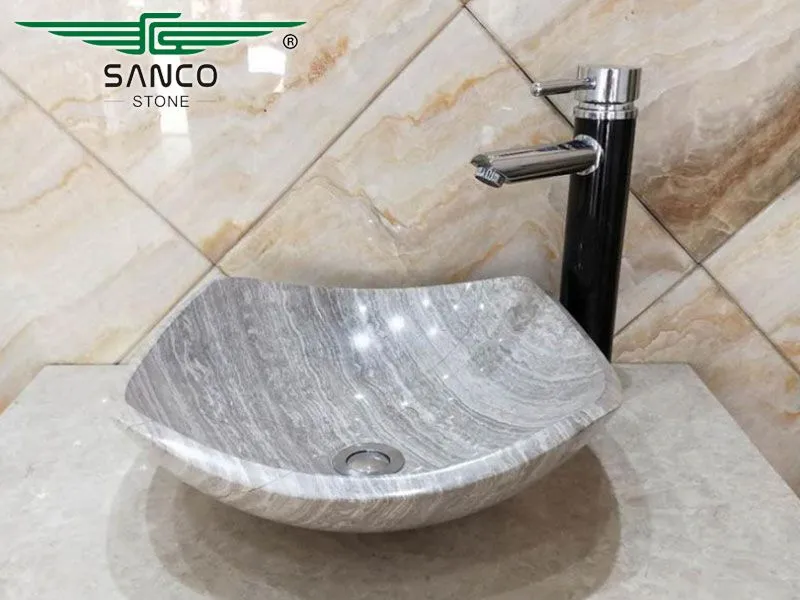 Luxury Modern Grey Countertop Basin