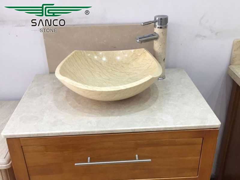 Marble Bathroom Counter Top Sink