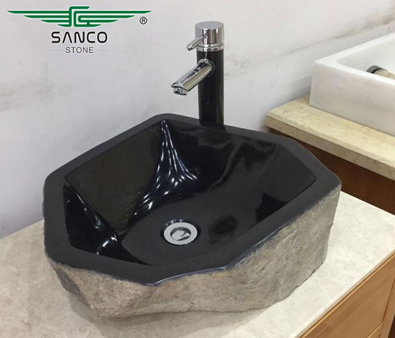 Bathroom Black Basalt Sink Wash Basin