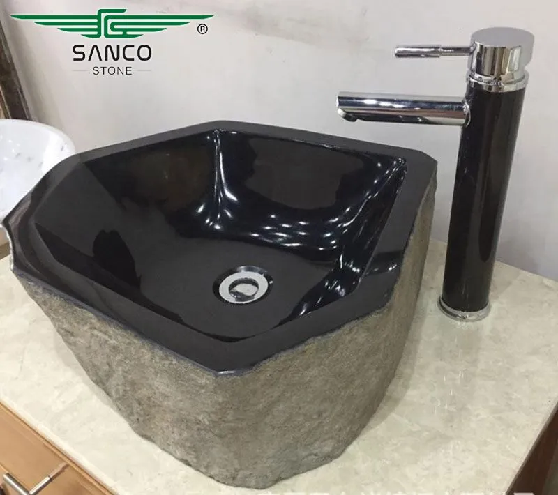 Bathroom Black Basalt Sink Wash Basin