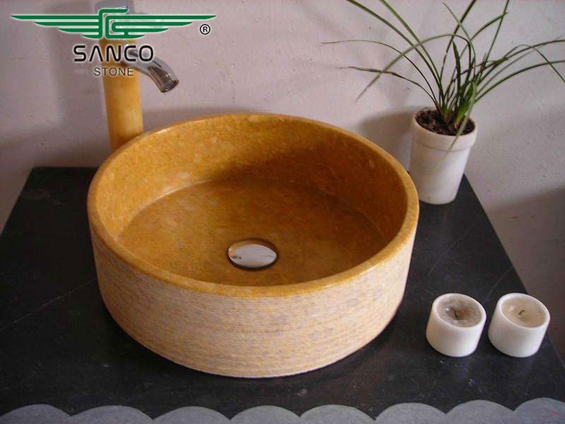 Limestone Sink Flat Wash Hand Vanity Basin