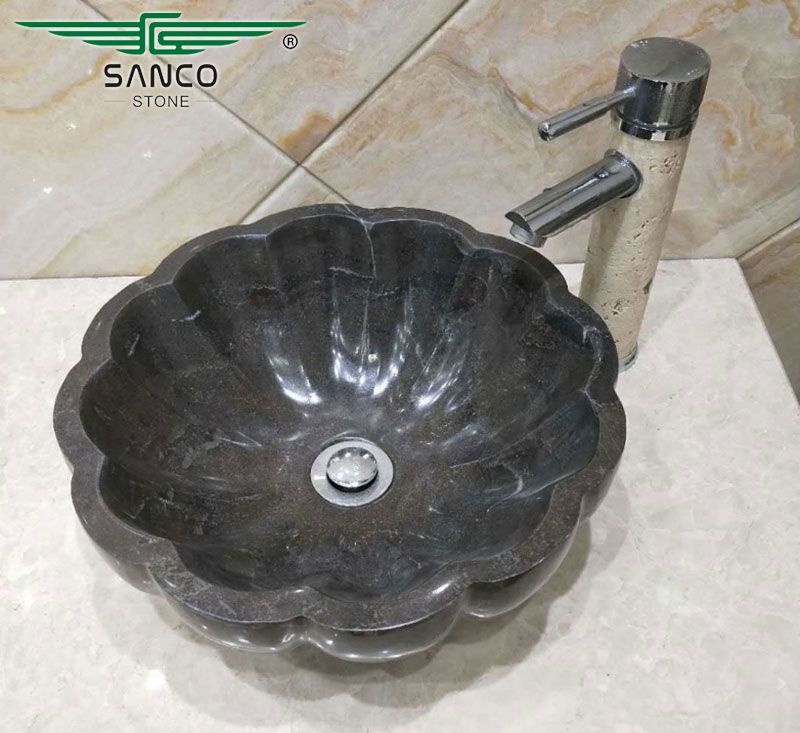 Shell Shaped Sink Vessel Wash Hand Basin